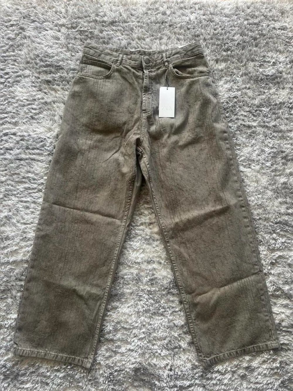 Zara Men’s Washed Denim Jeans NWT